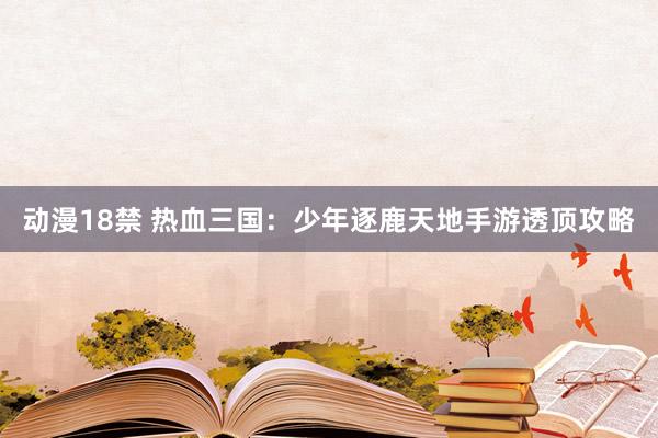 动漫18禁 热血三国：少年逐鹿天地手游透顶攻略